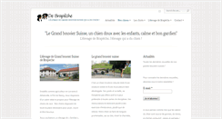 Desktop Screenshot of elevage-grand-bouvier-suisse.com